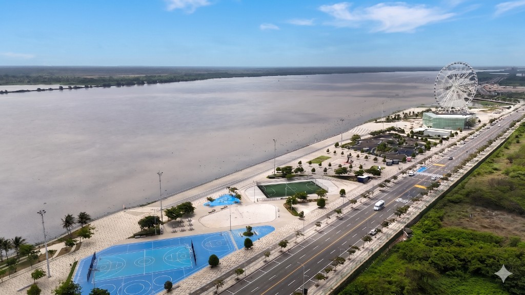 Vista aérea del Gran Malecón